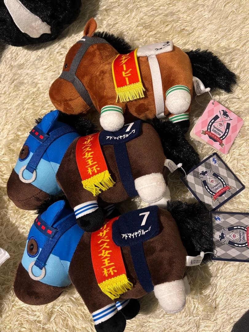 サラブレッドコレクション　競馬 ぬいぐるみ馬 まとめ売り