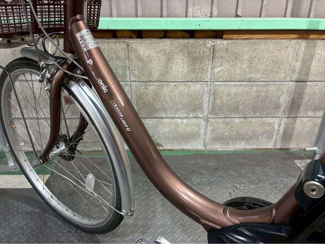 №8169 電動自転車　パナソニック　ビビlight U 24インチ ブラウン