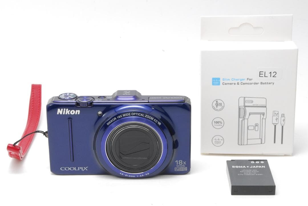 Nikon COOLPIX s9300 青 18倍光学ズーム 動作確認済