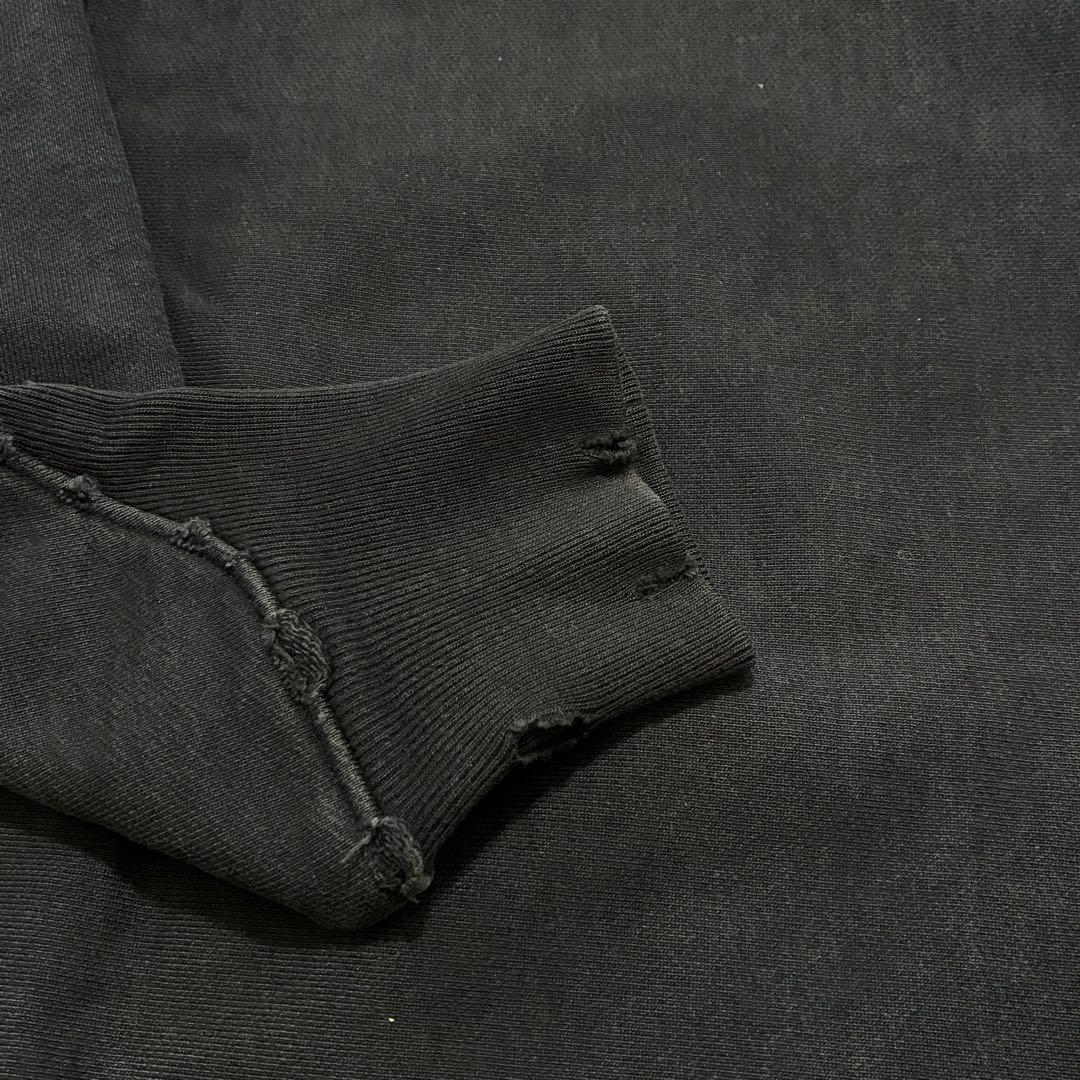 ELECTRIC COTTAGE ダメージ加工 スウェット ブラック L