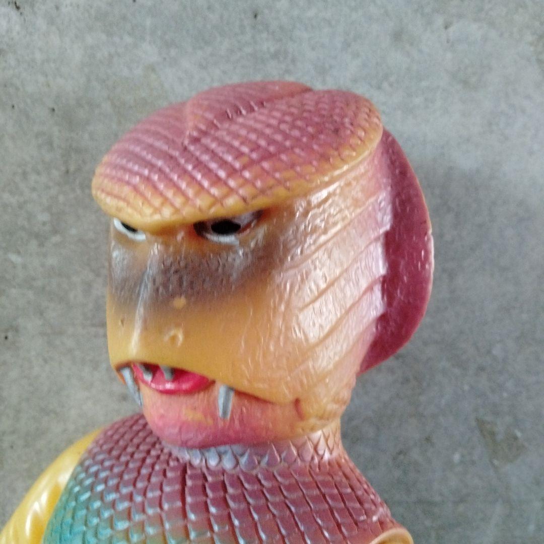 当時物昭和レトロ仮面ライダーコブラ男ビッグサイズソフビ