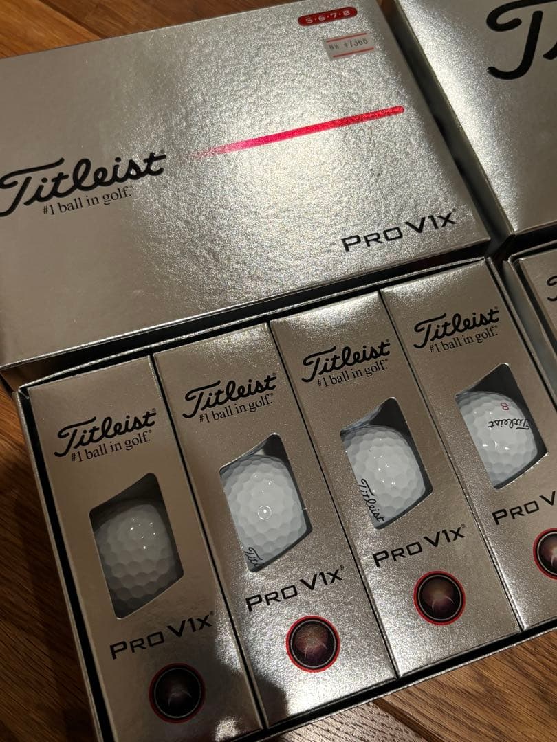 Titleist Pro V1X ゴルフボール 12個入り 2箱セット