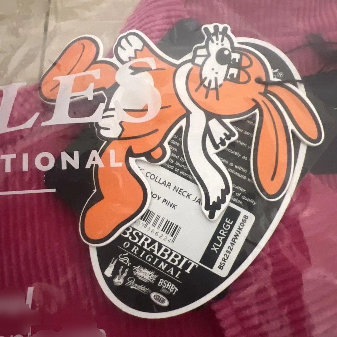 新品未使用品 ビエスラビット スノボ ウェア ジャケット コーデロイ ピンク