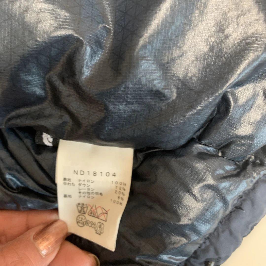 THE NORTH FACE フード付きダウンジャケット L ネイビー