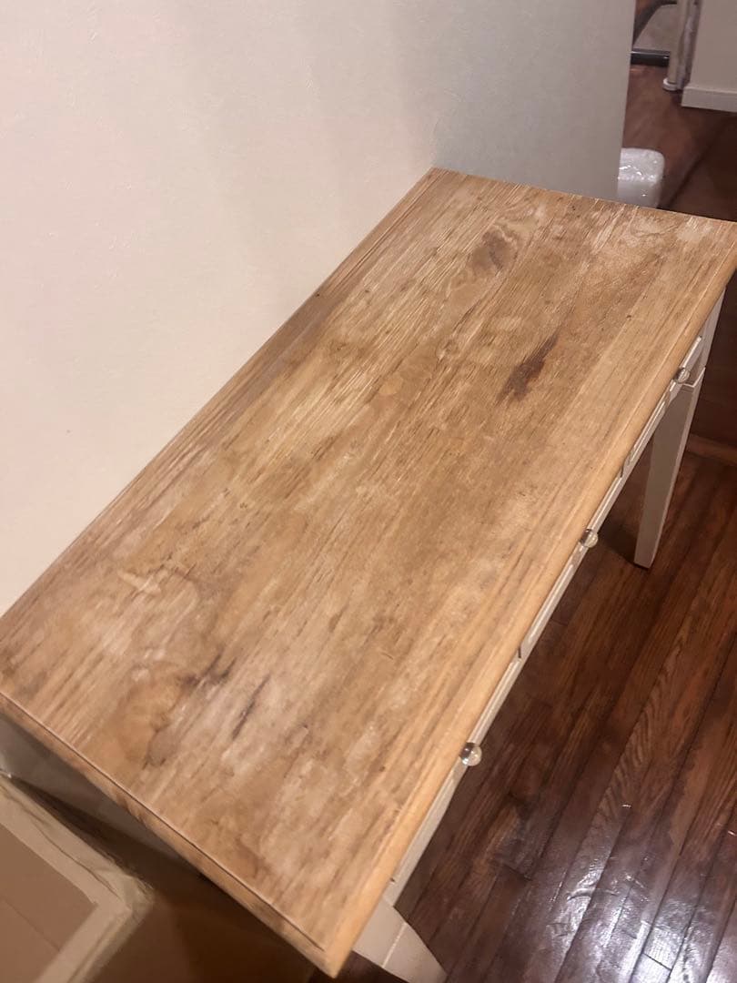 ビーカンパニーデスク　ドレッサーアンティーク木製　ホワイト