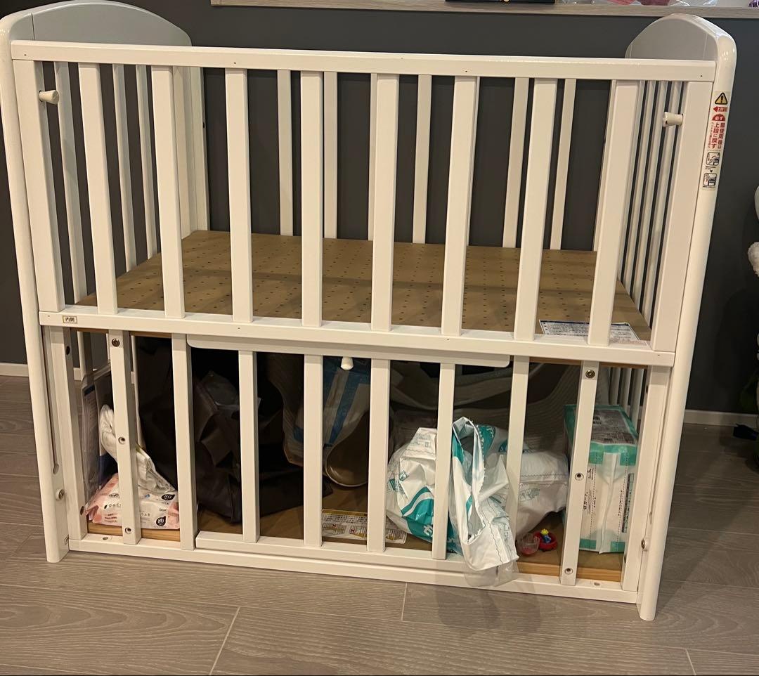 KATOJI ミニベビーベッド　ホワイト