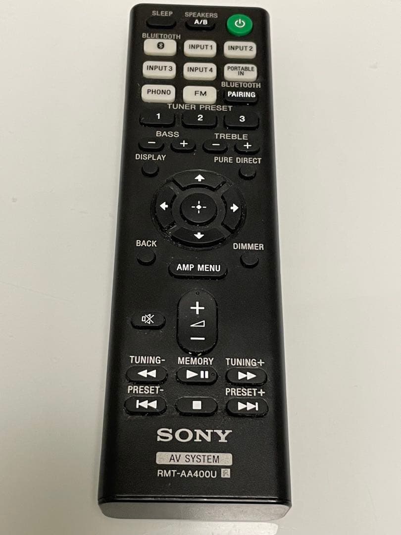 SONY STR-DH190 ハイレゾ プリメインアンプ BT対応 リモコン付