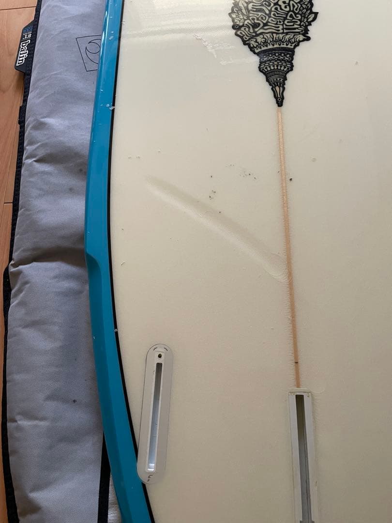 Tom Morey×Tyler Warrenサーフボード（ファンボード)ケース付