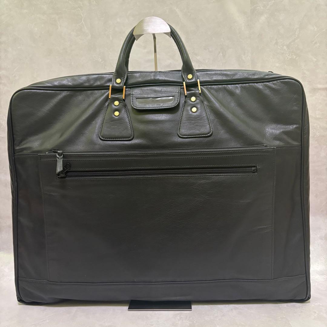 ポーター オールレザー ガーメントバッグ ビジネス 吉田カバン　ブラック