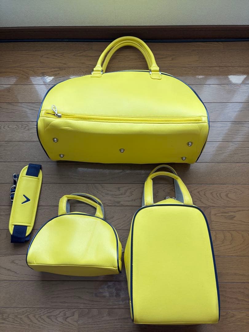 お値下げ❗️Callaway ゴルフバッグセット イエロー