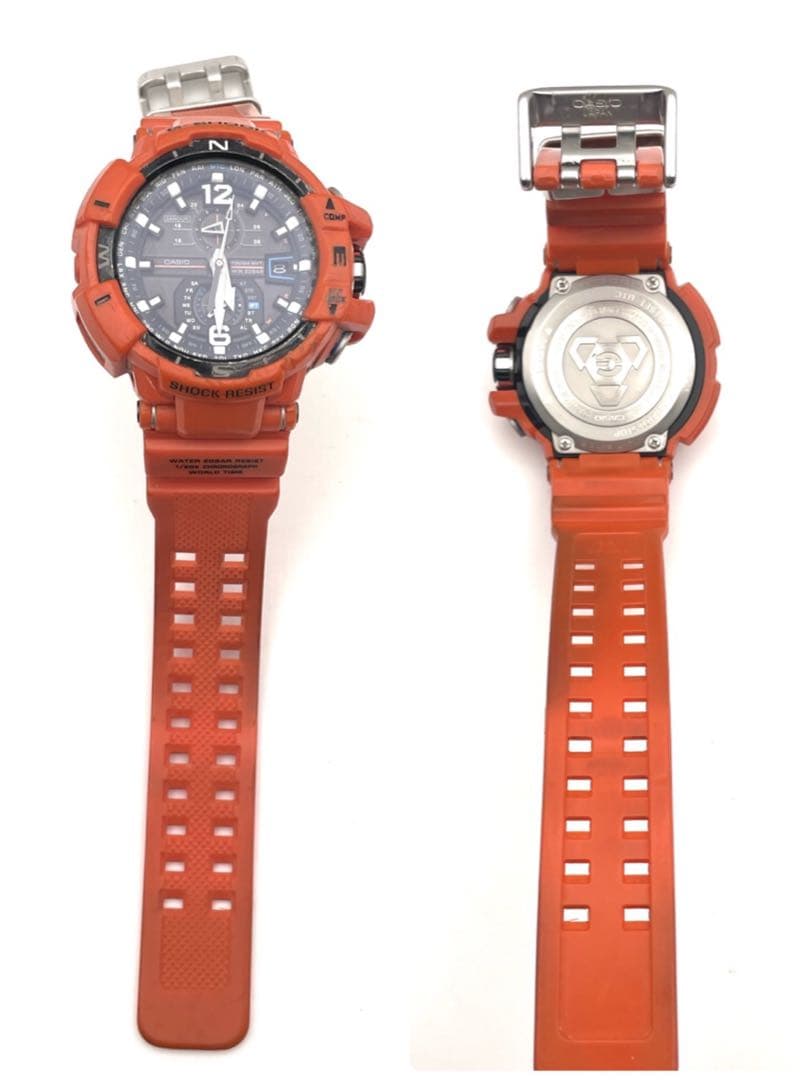 【稼働】G-SHOCK GW-A1100R スカイコックピット 電波ソーラー