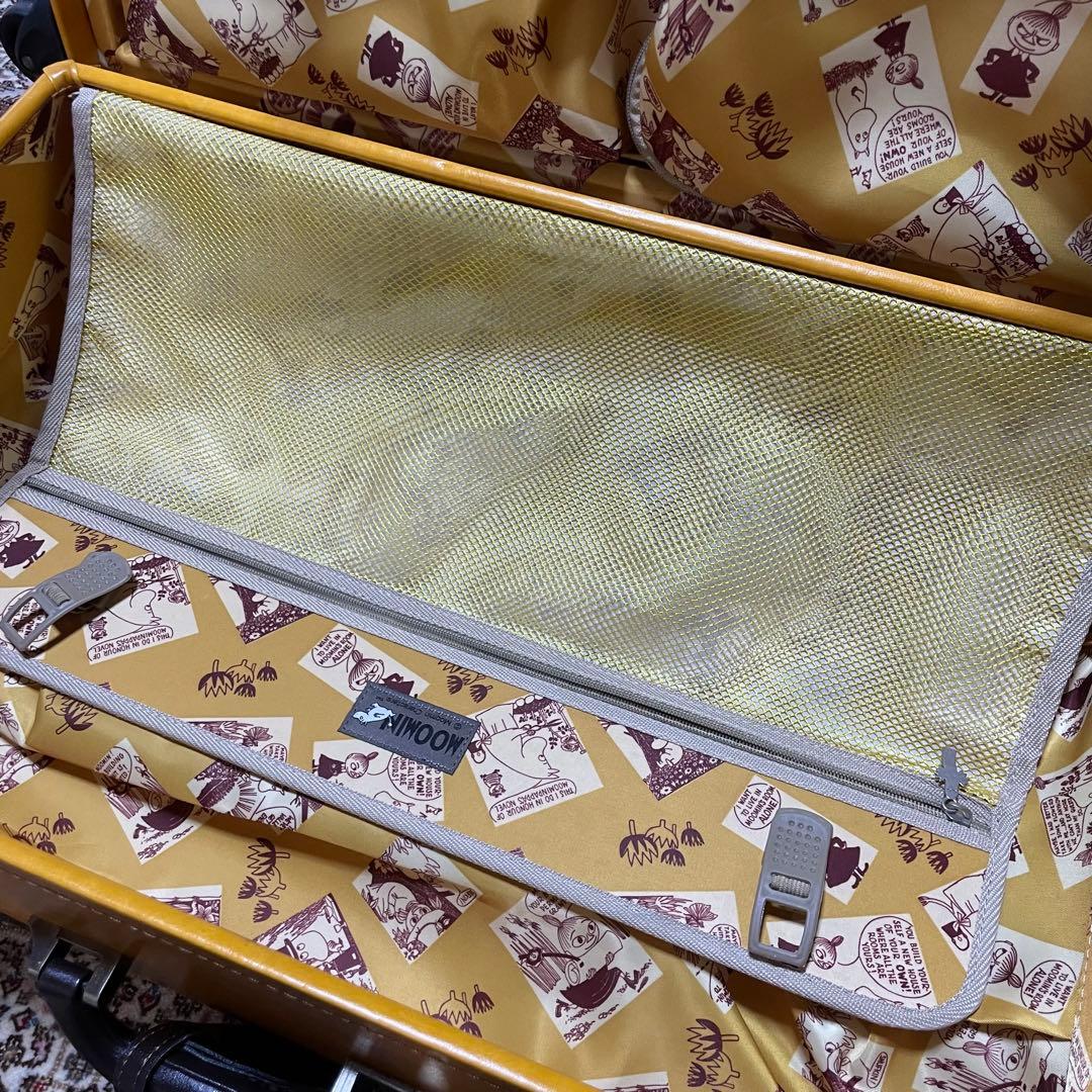 リトルミイ　ムーミン　キャリーケース　スーツケース 廃盤品　希少 35L 黄色