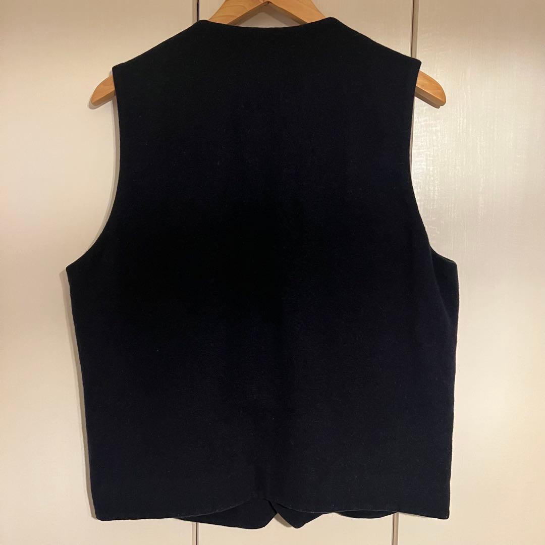 confect コンフェクト ウールモッサー クルーネックベスト ウール ベスト