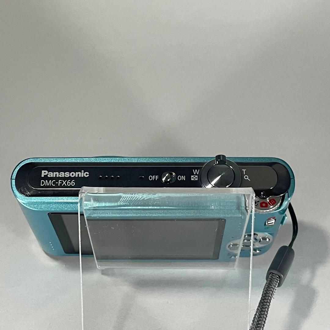 【動作良好】Panasonic LUMIX DMC-FX66 ブルー