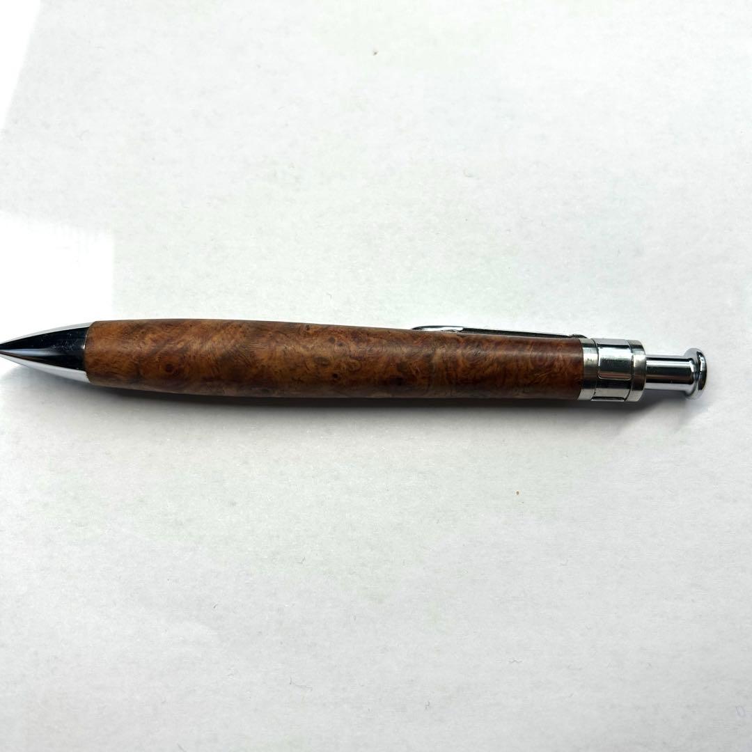 工房楔　シャープペンシル　花梨　こぶ杢