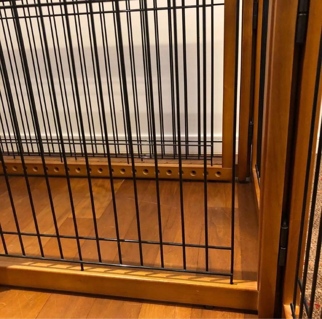 Richell ペット用木製おくだけゲート レギュラー/ワイド　2台セット