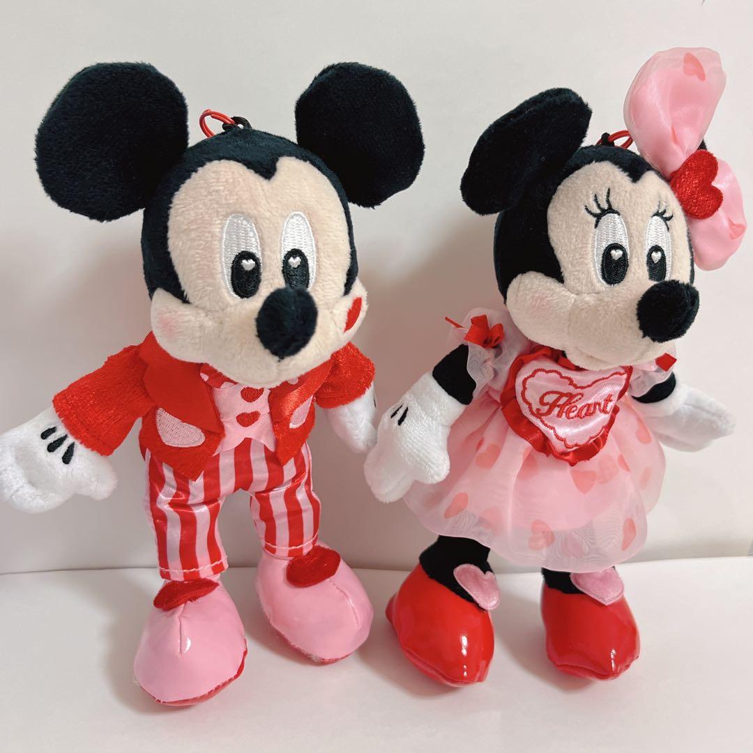 【最終価格】ディズニーストア ミニー ミッキー バレンタイン キーチェーン