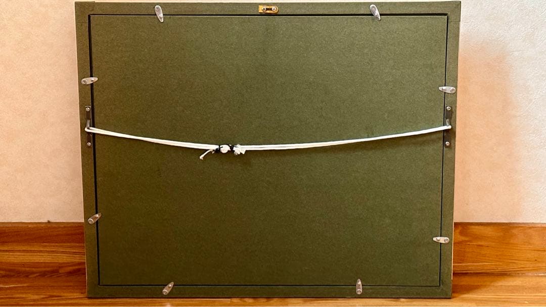 ■今年は馬年 可愛い馬 証明書付 油絵 作品名:激走馬ハブノマッスル F4号◾️