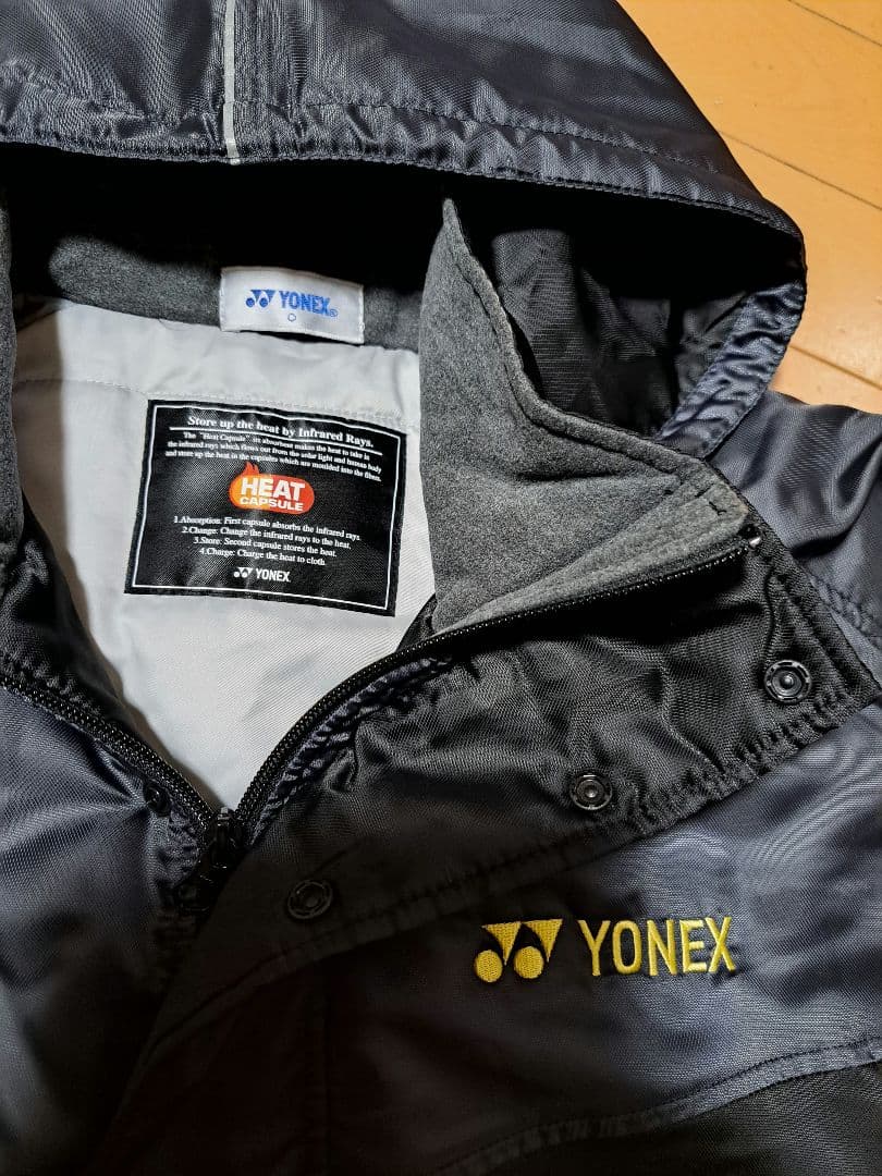 YONEXヨネックス美品ベンチコートO大きいサイズウォーマーテニスバドミントン