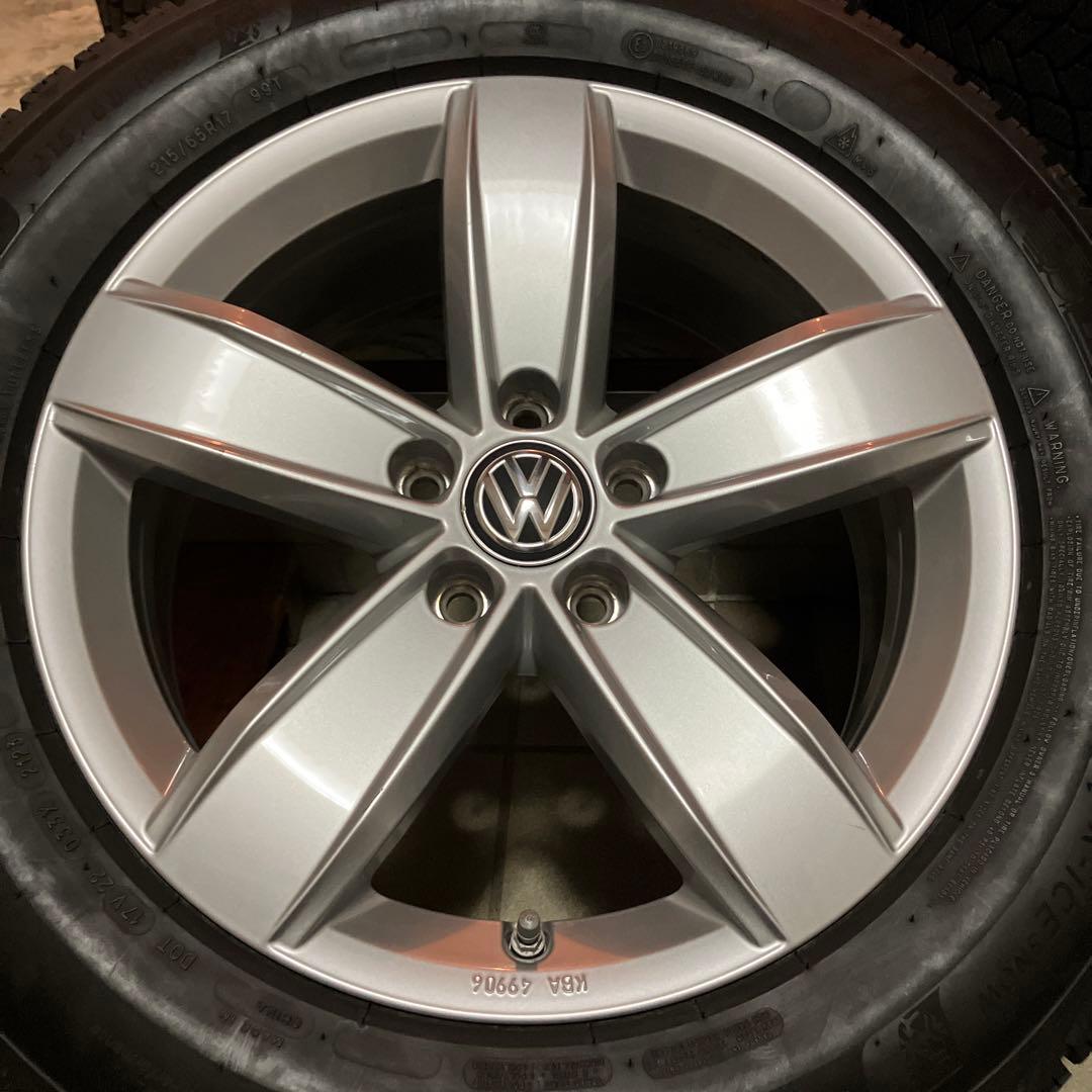 値下げしました‼️VWティグアン用極上スタッドレスタイヤホイールセット