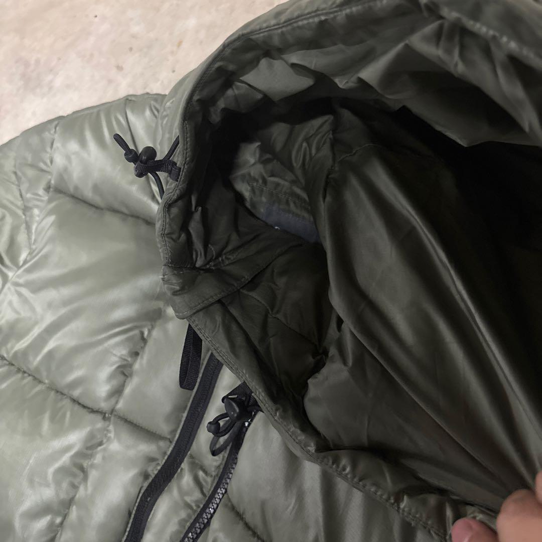 GAP フード付きダウンジャケット オリーブグリーン 最安値