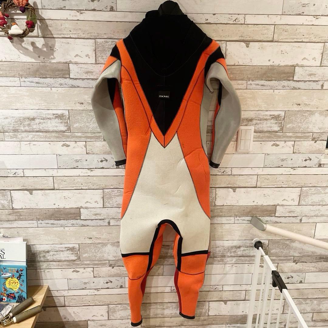 【DOVE 165cm 62kg】メンズ M程度 セミドライ 5/3ミリ 裏起毛