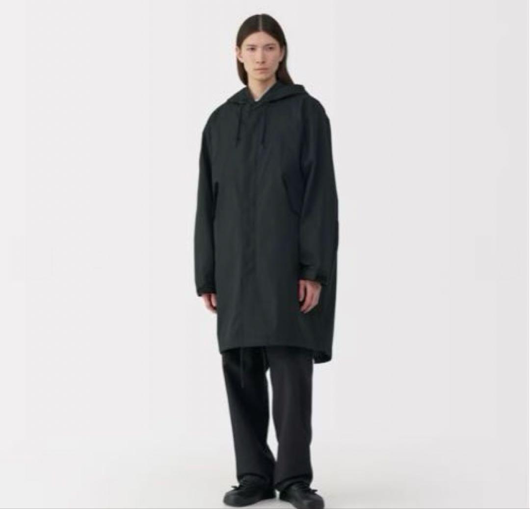 MUJI Labo ライナー付きモッズコート M黒