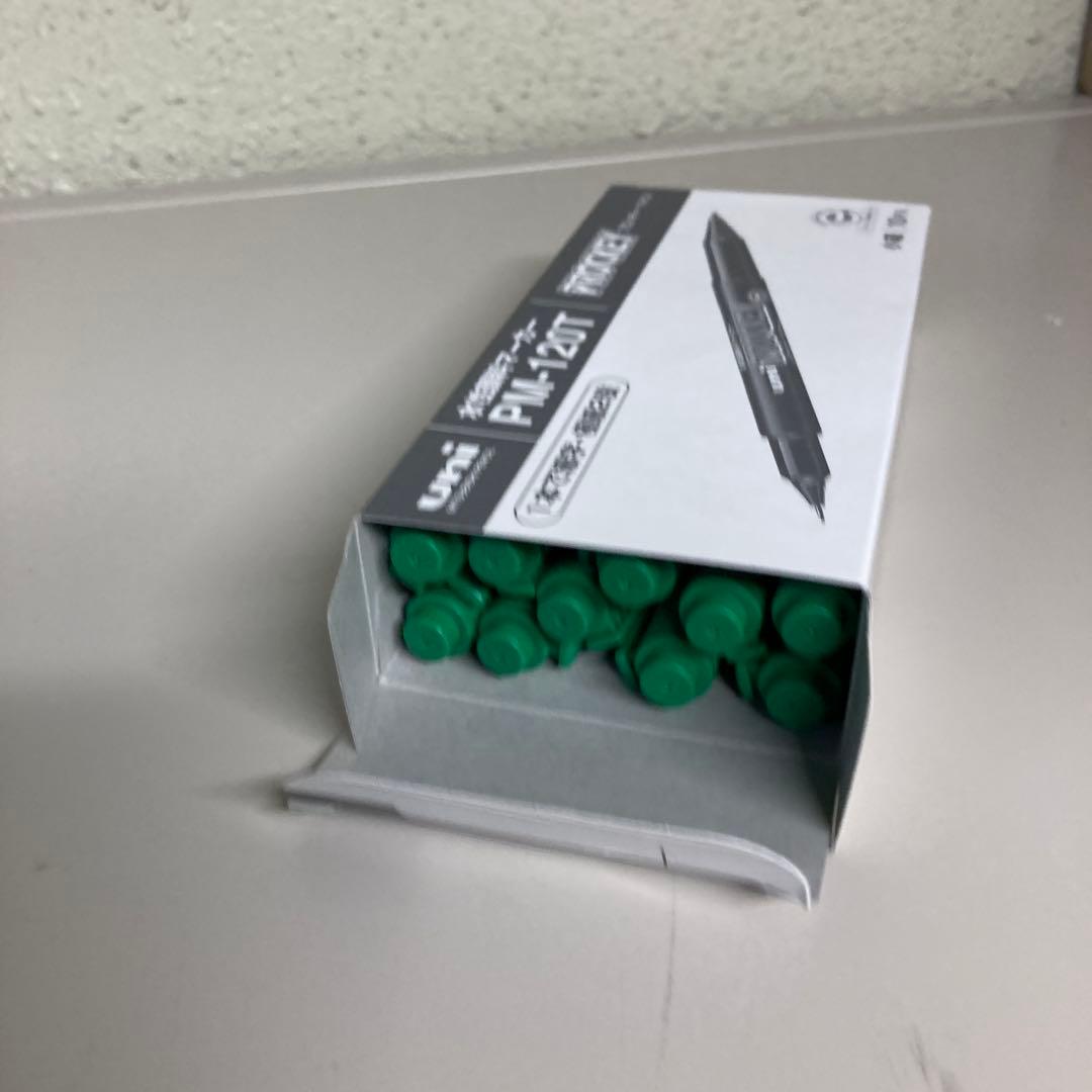 プロっキー　極細➕細字丸芯　緑　150本まとめ売り