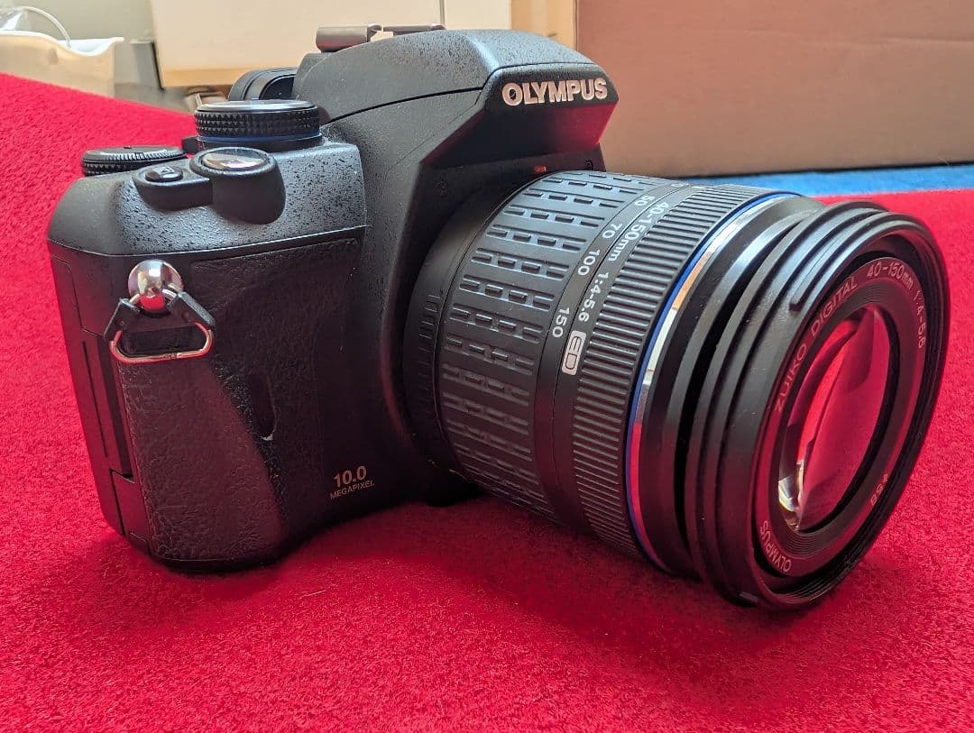 ■オリンパス E-420 一眼レフ 望遠レンズ 他付属品付けます