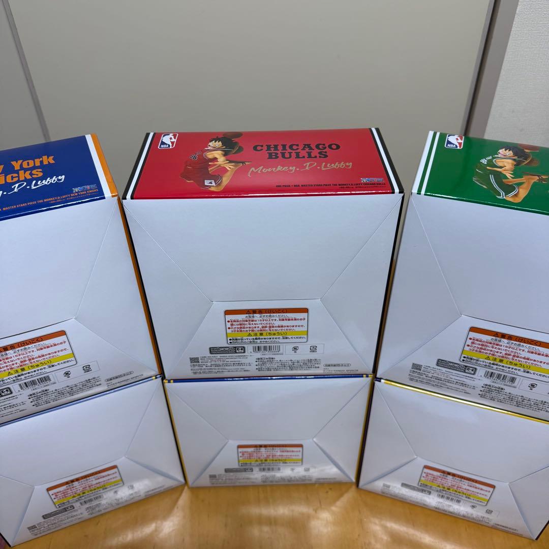 ワンピース × NBA ルフィ フィギュア 6種 コンプリート セット