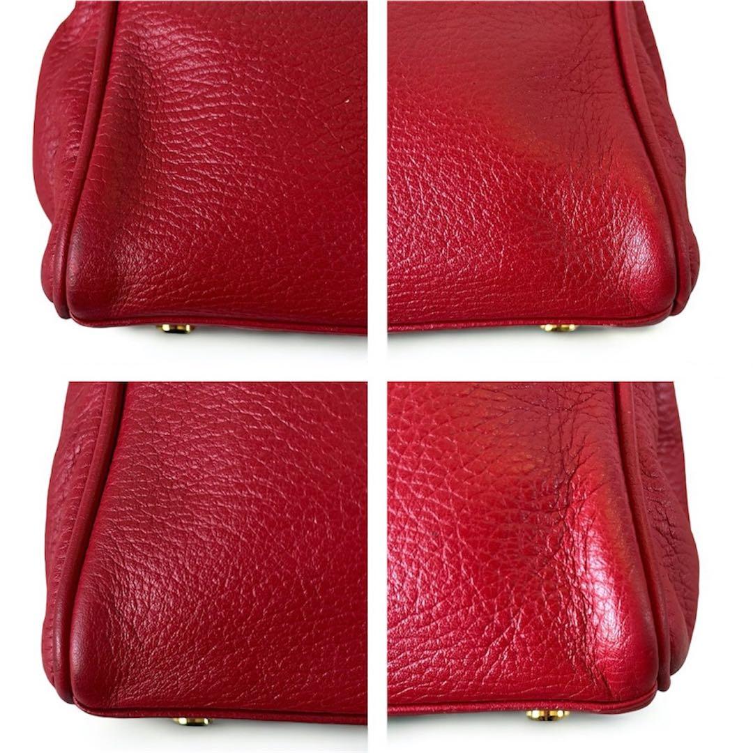 美品✨TIA MARIA ティアマリア本革 ハンドバッグ ブレンダS カナデ＆鍵