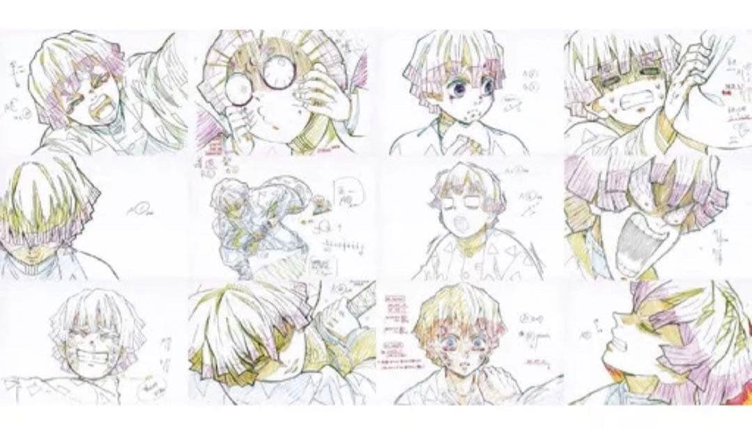 鬼滅の刃　缶バッジ　我妻善逸　ポスカ　コースター　特典　グッズまとめ