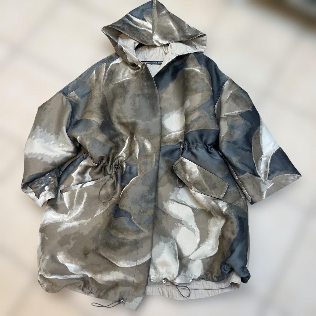 MAX MARA city マックスマーラ オーバーサイズ コート フード付き