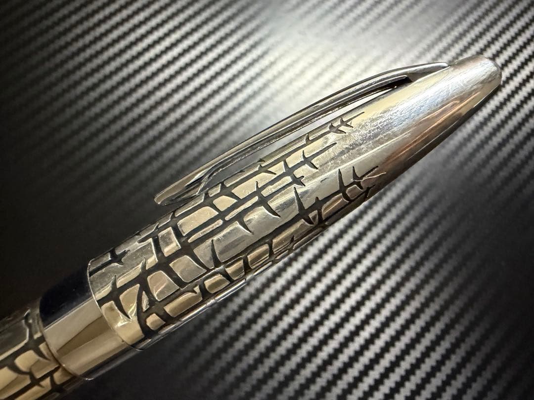 美品 パイロット シルバーン 冬木立 F 細字 万年筆 1970年代 18K