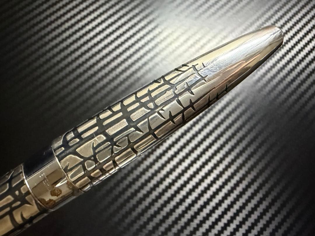 美品 パイロット シルバーン 冬木立 F 細字 万年筆 1970年代 18K