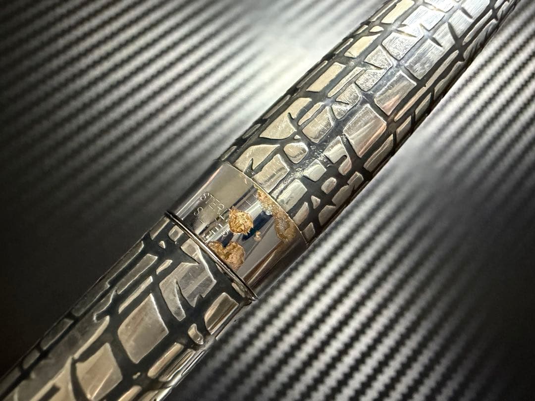 美品 パイロット シルバーン 冬木立 F 細字 万年筆 1970年代 18K