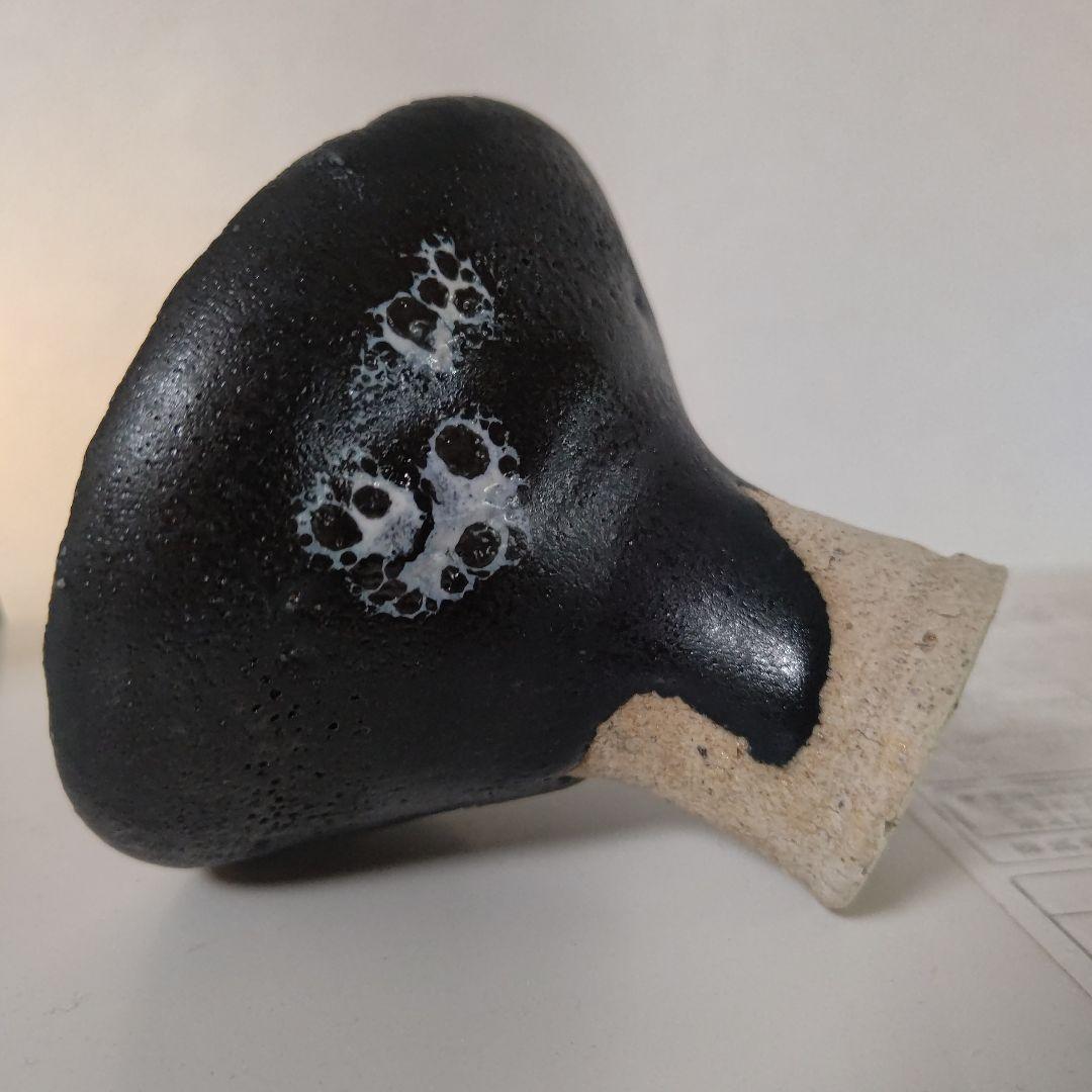 唐津焼き巨匠田中佐次郎作品ぐい呑み　玉響杯　新品未使用箱なし　8.5×8口径６高