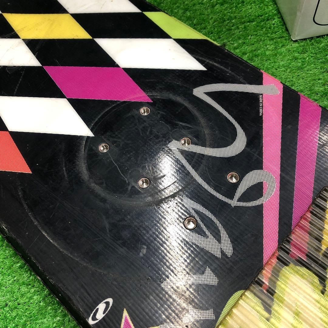 宝-648子供用スノーボードセット板108cm ビンディング新品 メンテナンス済