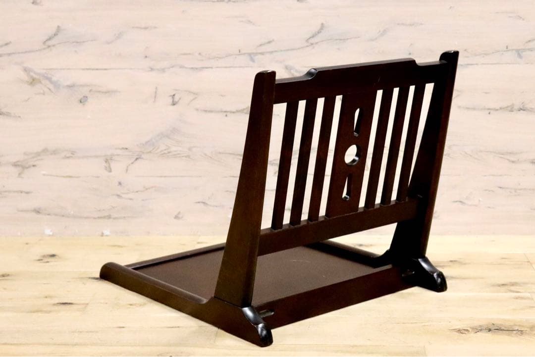 GMIK99B○北海民芸家具 座椅子 折り畳み椅子 樺材 民藝 和家具 和モダ