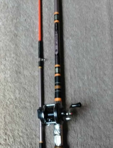 ボ―トロッド  シマノ新はやしお ６　小型リ―ルダイワＣＯＲＯＮＥＴ１０