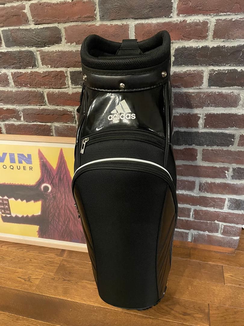 極上美品　アディダス　ゴルフバッグ　キャディバッグ