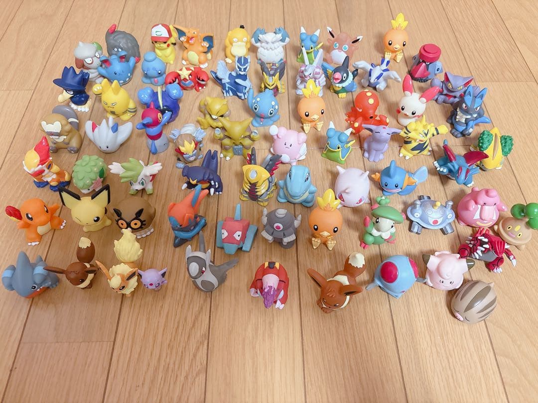 【希少 激レア】ポケモン ポケモンキッズ 指人形 クリア フィギュア200体以上