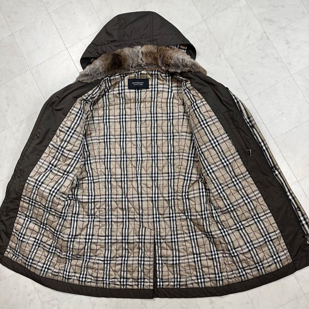 〈美品〉BURBERRY BLACK LABEL【L】ミリタリー モッズコート