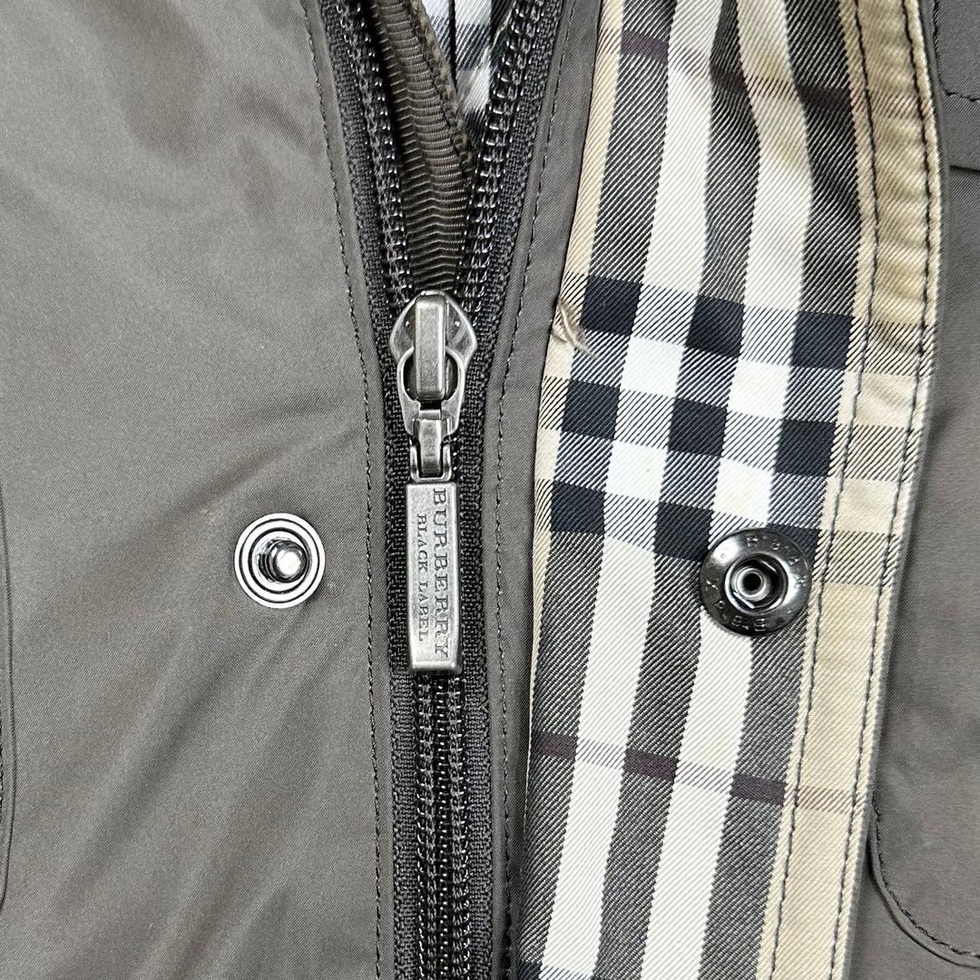 〈美品〉BURBERRY BLACK LABEL【L】ミリタリー モッズコート