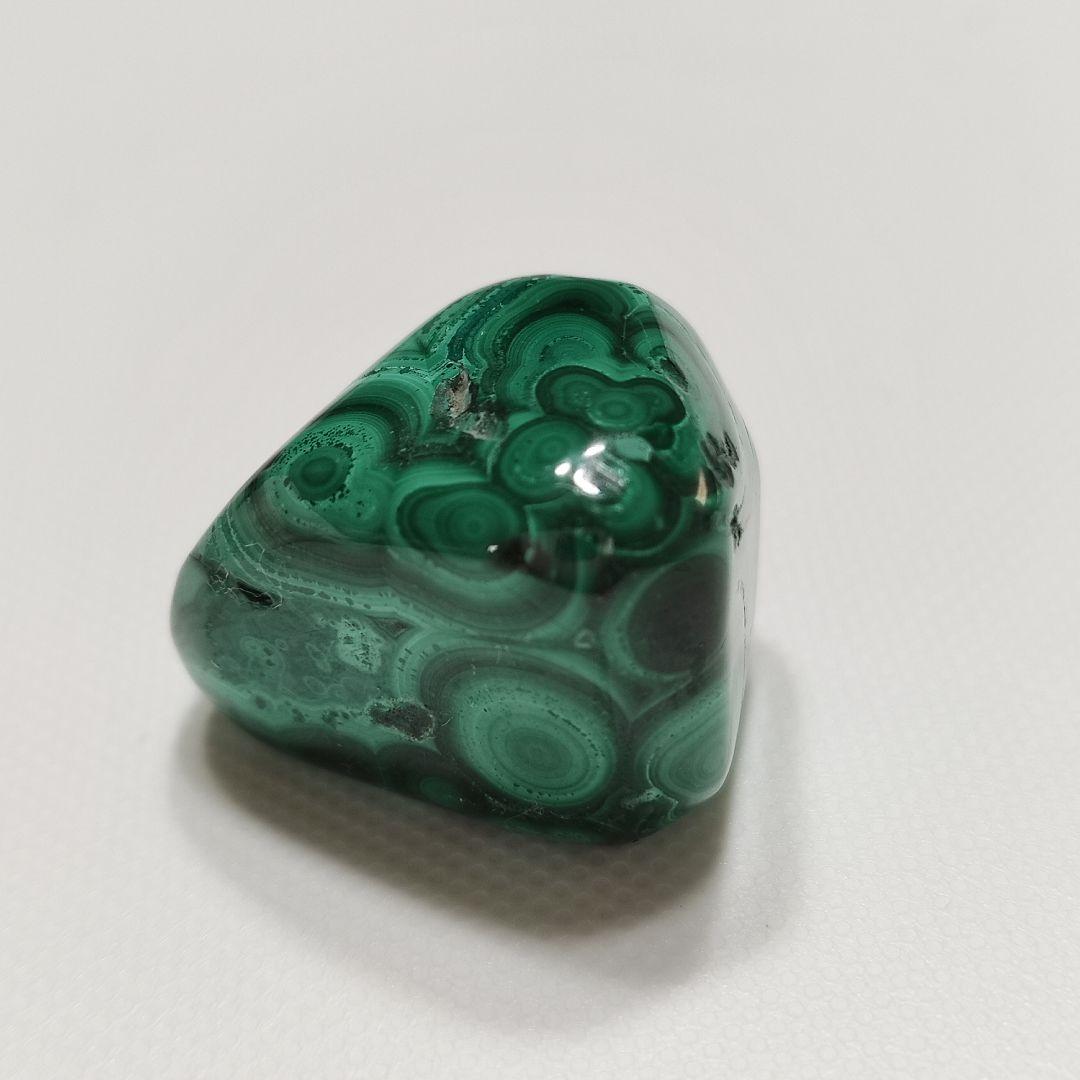 パワーストーン　天然石　マラカイト　孔雀石　タンブル　26g　No.730
