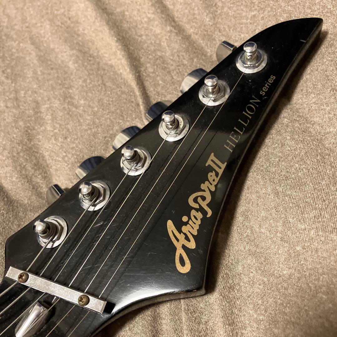 【Aria Pro II】Hellion ヘリオンシリーズ エレキギター 黒