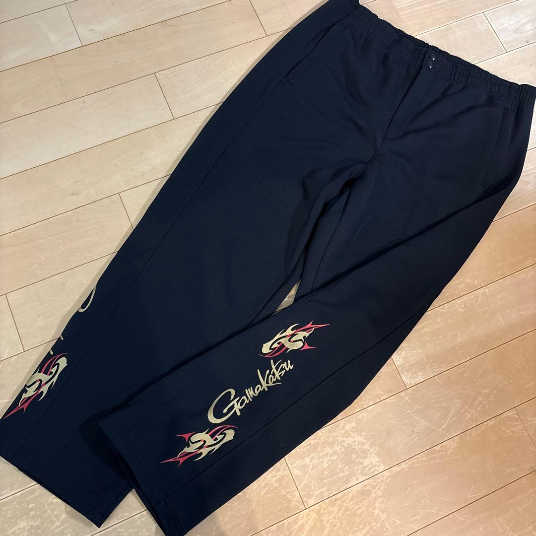 ☆美品☆がまかつ　ジャージスーツ　セットアップ　ブラック　3L