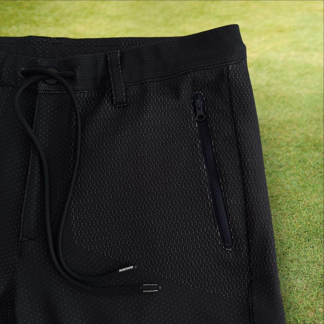 現行モデル　パーリーゲイツ　パンツ　L〜XL相当　ジャージ　ジョガー　黒　グレー