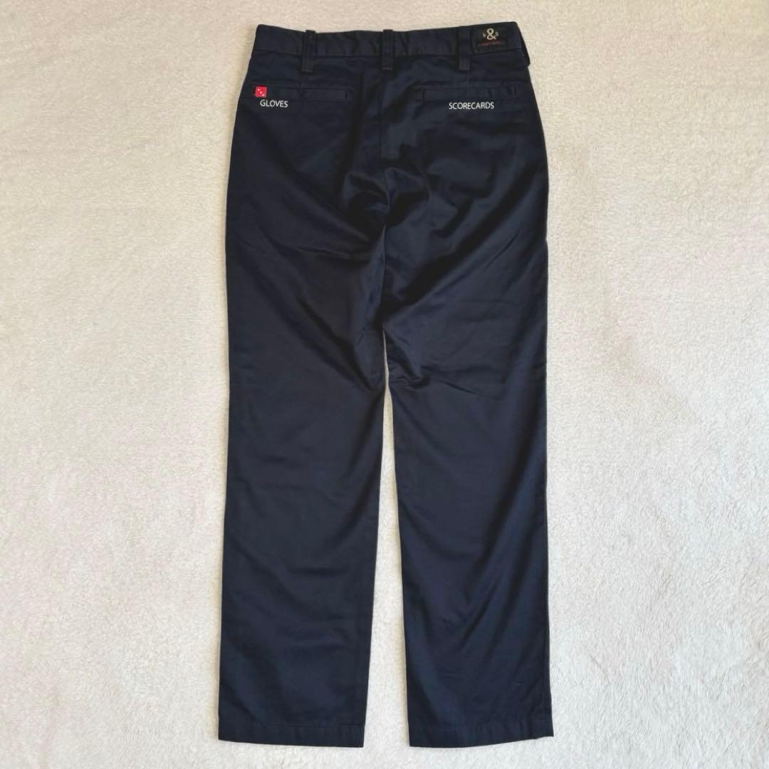 ラフアンドスウェル ゴルフ チノパンツ ネイビー