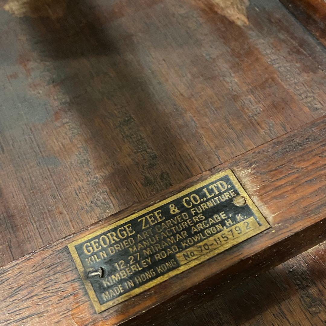 E ZEE ヴィンテージ サイドテーブル 花台 アンティーク